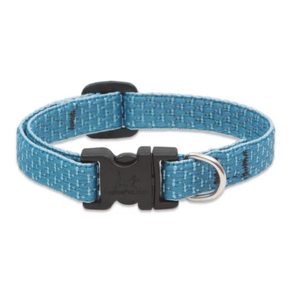 LupinePet Eco 1/2" Tropical Sea 10-16" Adjustable Collar for Small Dogs, NWT